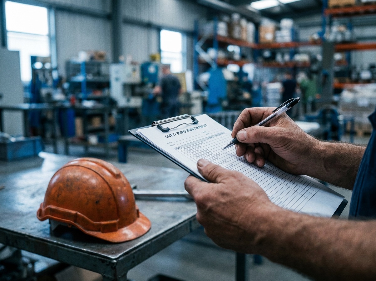 Werkplekinspectie met checklist